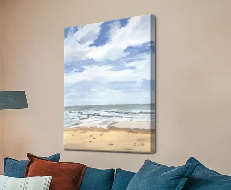 Walk on the Beach ll, a contemporary abstract canvas by Pamela Munger - modern abstract print for gallery walls