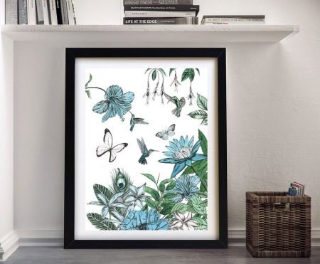 Buy Butterflies & Flowers III Floral Wall Art