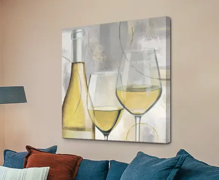 Taste Appeal White canvas | designer abstract canvas, contemporary edition for art lovers