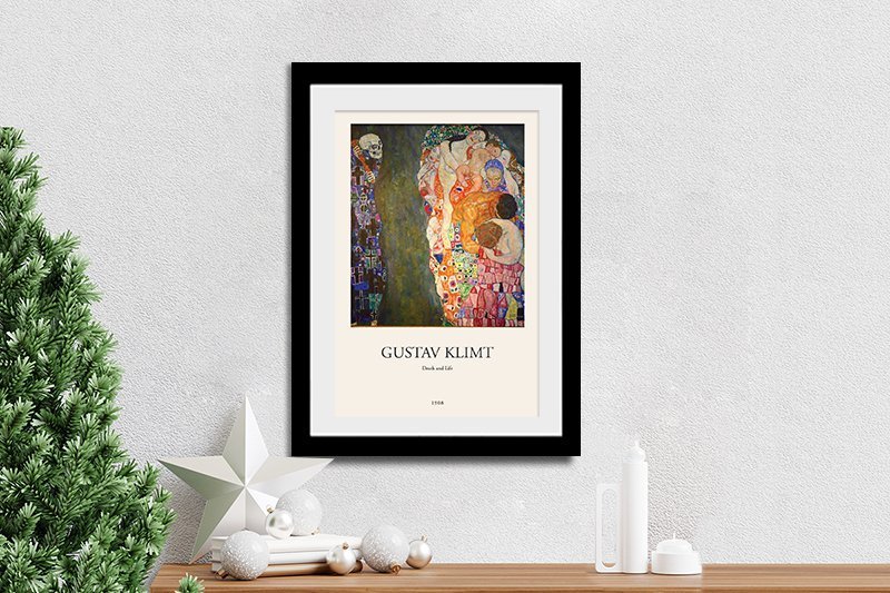 Klimt Death and Life Modern Art Print | Canvas Prints Perth