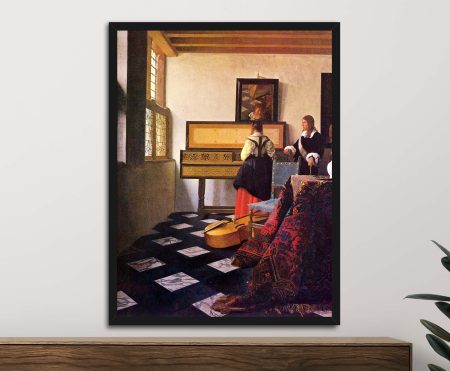 The Music Lesson Ready to Hang Classic Art