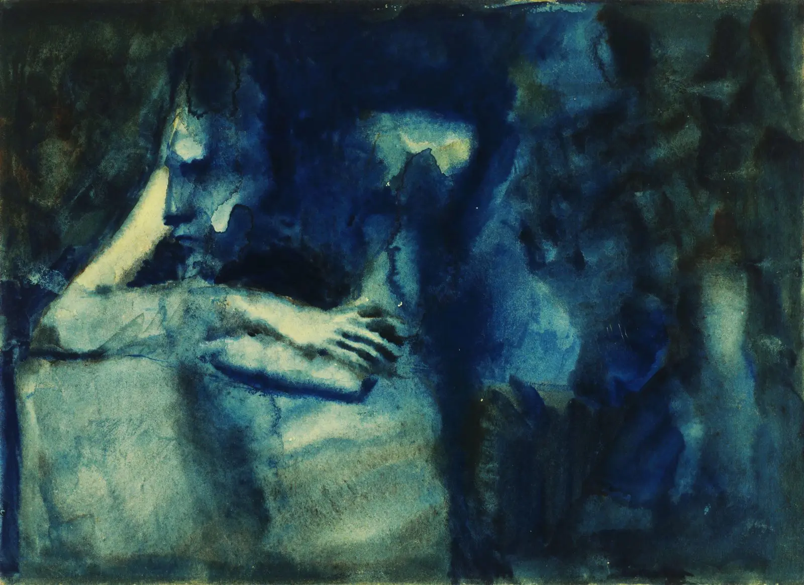Pablo Picasso - Brooding Woman, Three Children