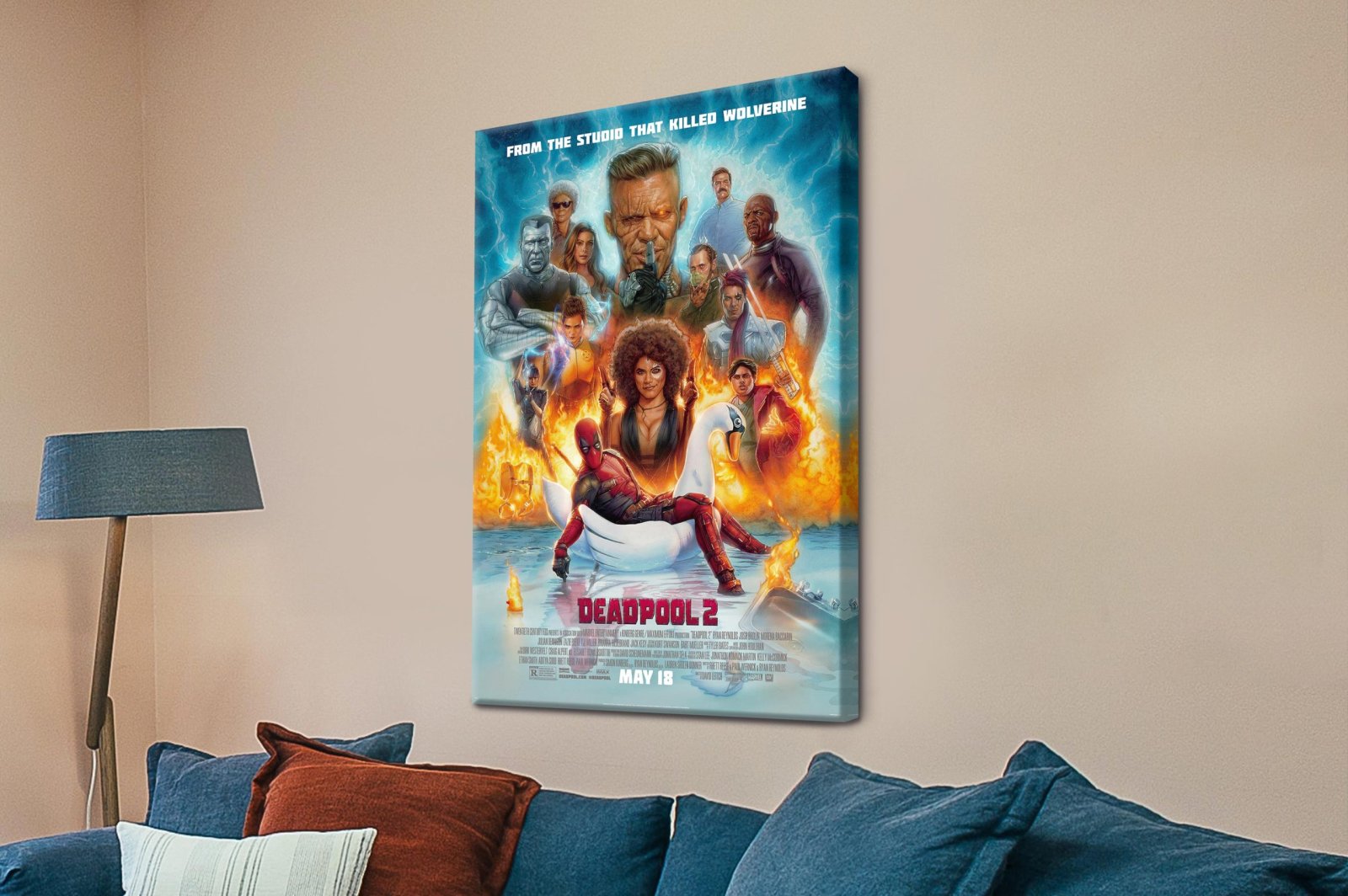 Deadpool 2 Hilarious Wolverine Movie Poster | Canvas Prints Perth