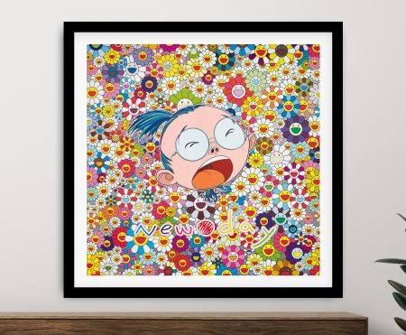 New Day Face of the Artist Murakami Wall Art