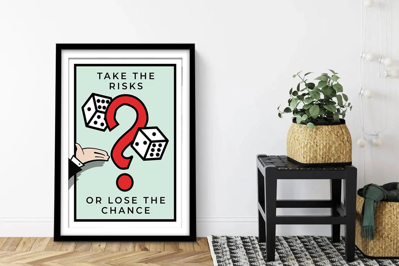 Taking Risks Art Monopoly Take the Risks Art for Entrepreneurs | Canvas Prints AU