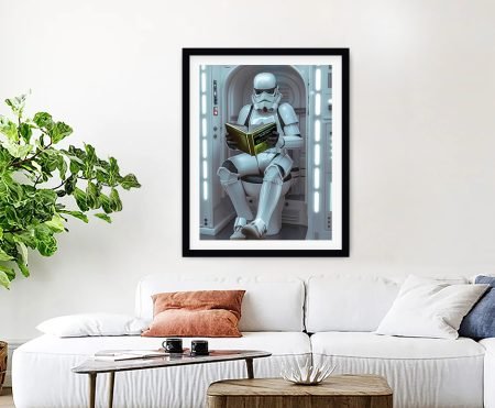 retro poster art: Blaster Maintenance Made Easy, available as a classic canvas print (classic movie poster print)