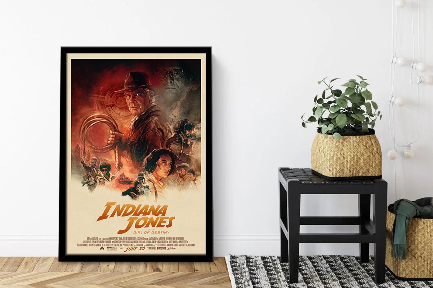 Indiana Jones and The Dial of Destiny Movie Poster Canvas Prints Perth — free download