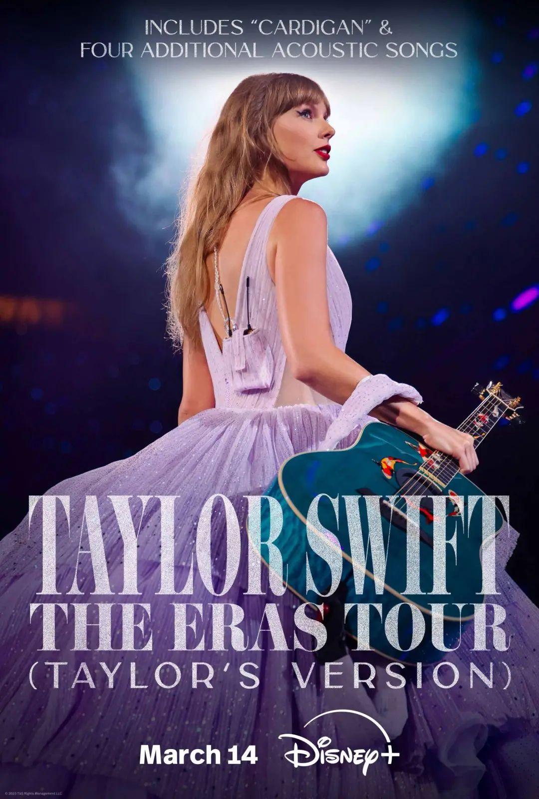 Taylor Swift The Eras Tour Movie Poster | Canvas Prints Perth