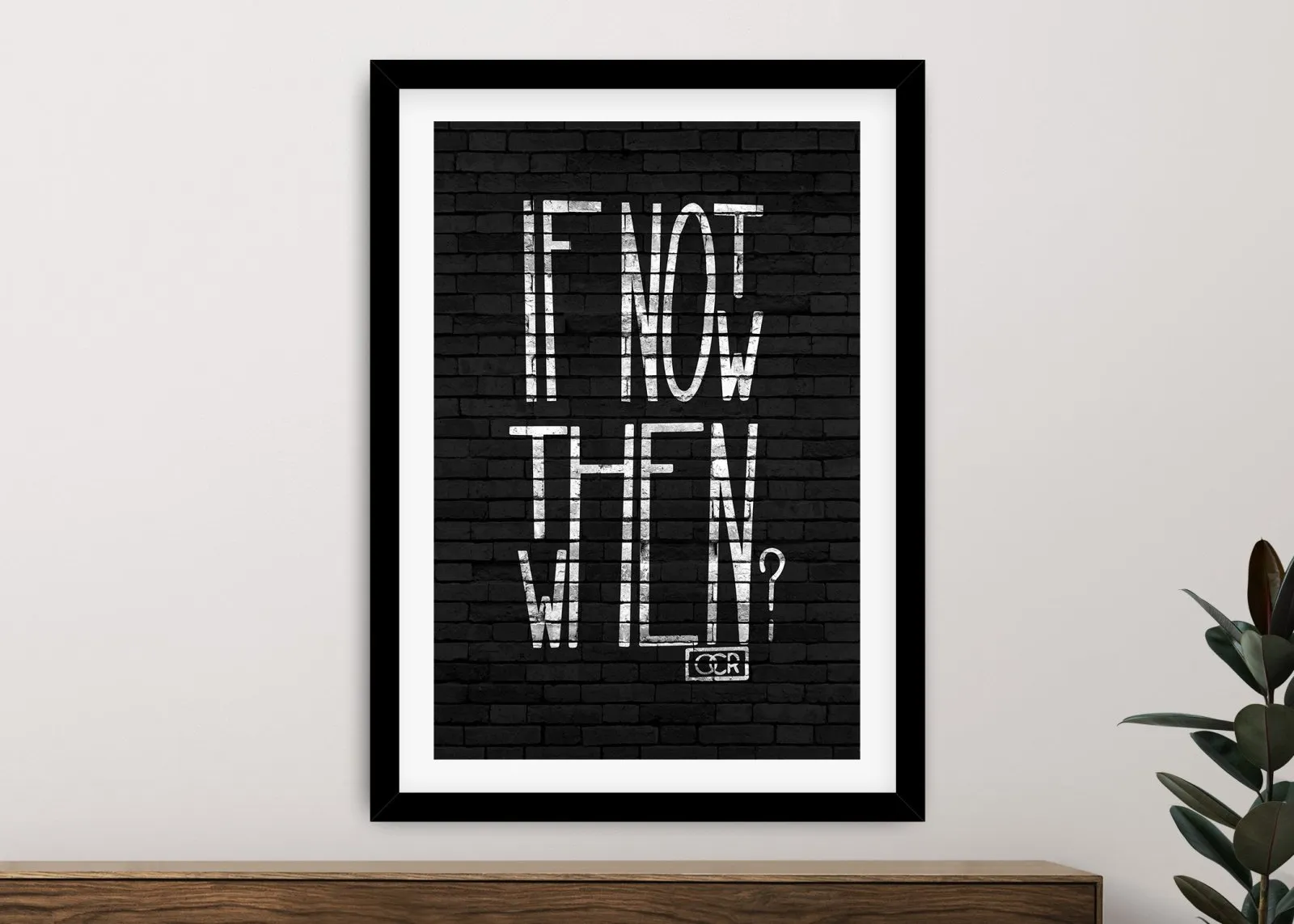 If Not Now Then When - Black