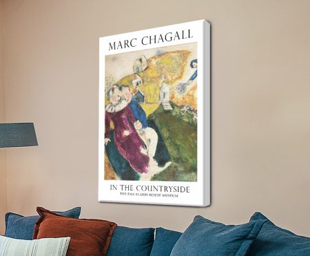 Marc Chagall In the Countryside Expo Poster