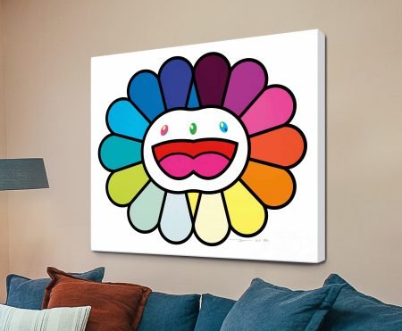 Takashi Murakami Double Face Flower Art