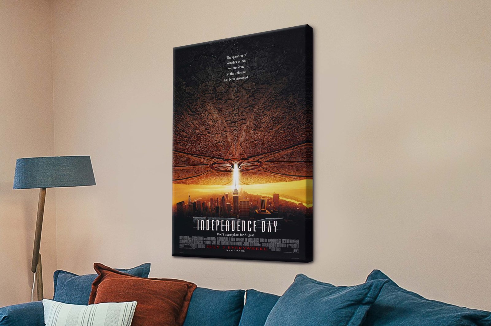 cinema poster piece | Independence Day Film Poster - classic movie poster print, classic and ready to hang