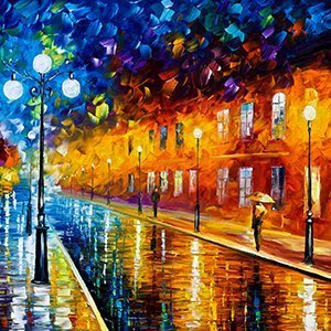 Gallery-style leonid afrimov canvas print, stretched and finished in our Perth studio.
