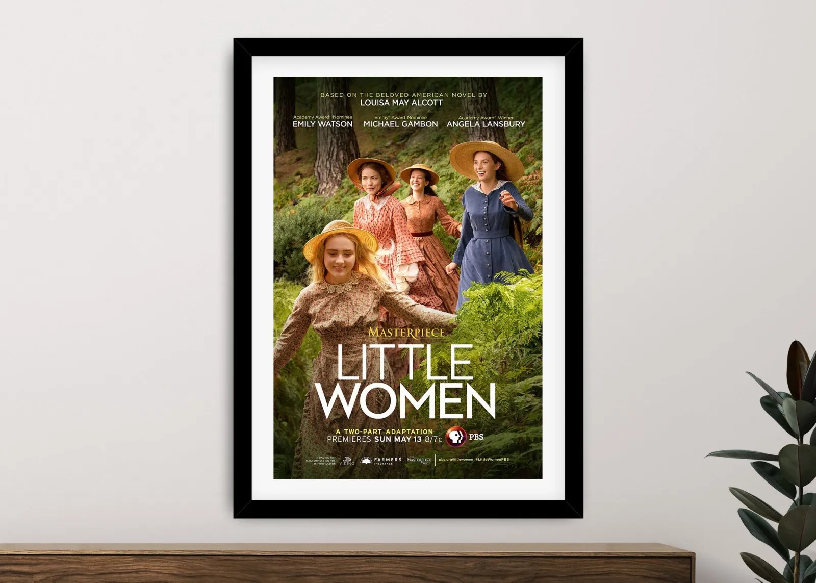 Little Women film poster with soft period tones and gentle charm