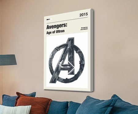 Avengers age of ultron minimalist movie posters canvas scaled, captured on framed print with Halftone pattern abstraction and