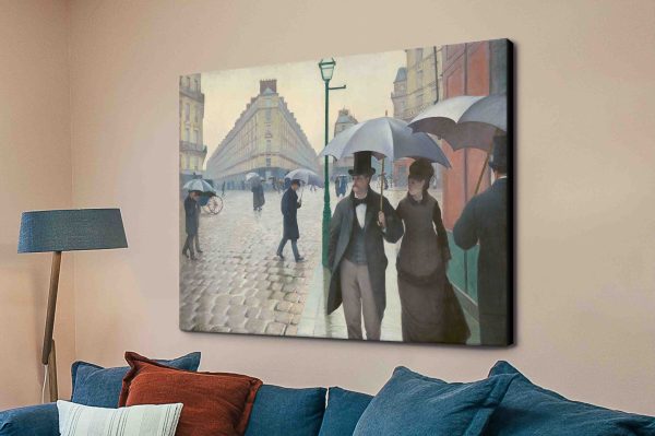 Caillebotte Paris Street Rainy Day
