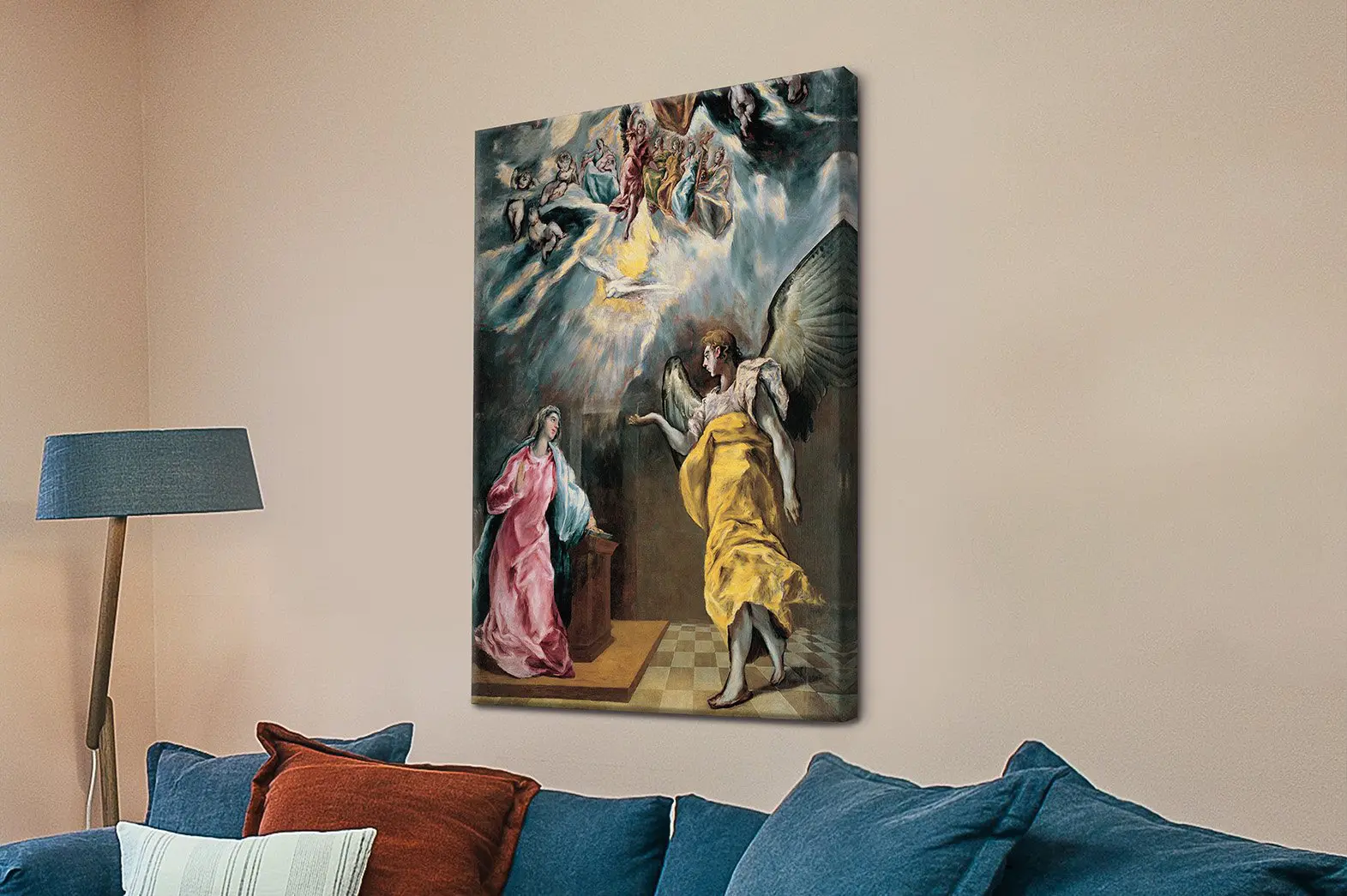 Canvas print of The Annunciation by El Greco
