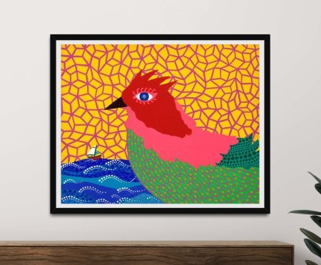 Canvas print of The Southern Country by Yayoi Kusama