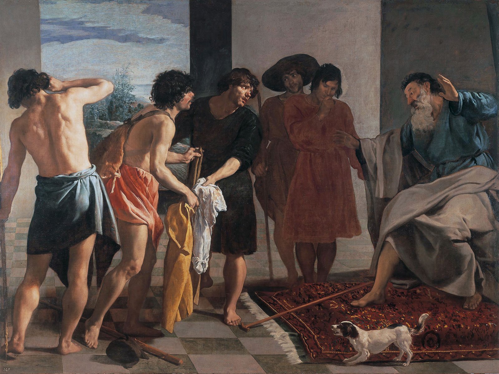 Joseph's Tunic by Diego Velázquez print styled in a Perth room setting