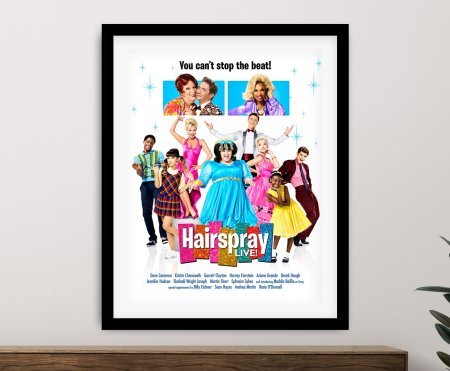 framed print of the Hairspray Musical Poster