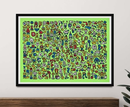 Alien Town by Mr Doodle