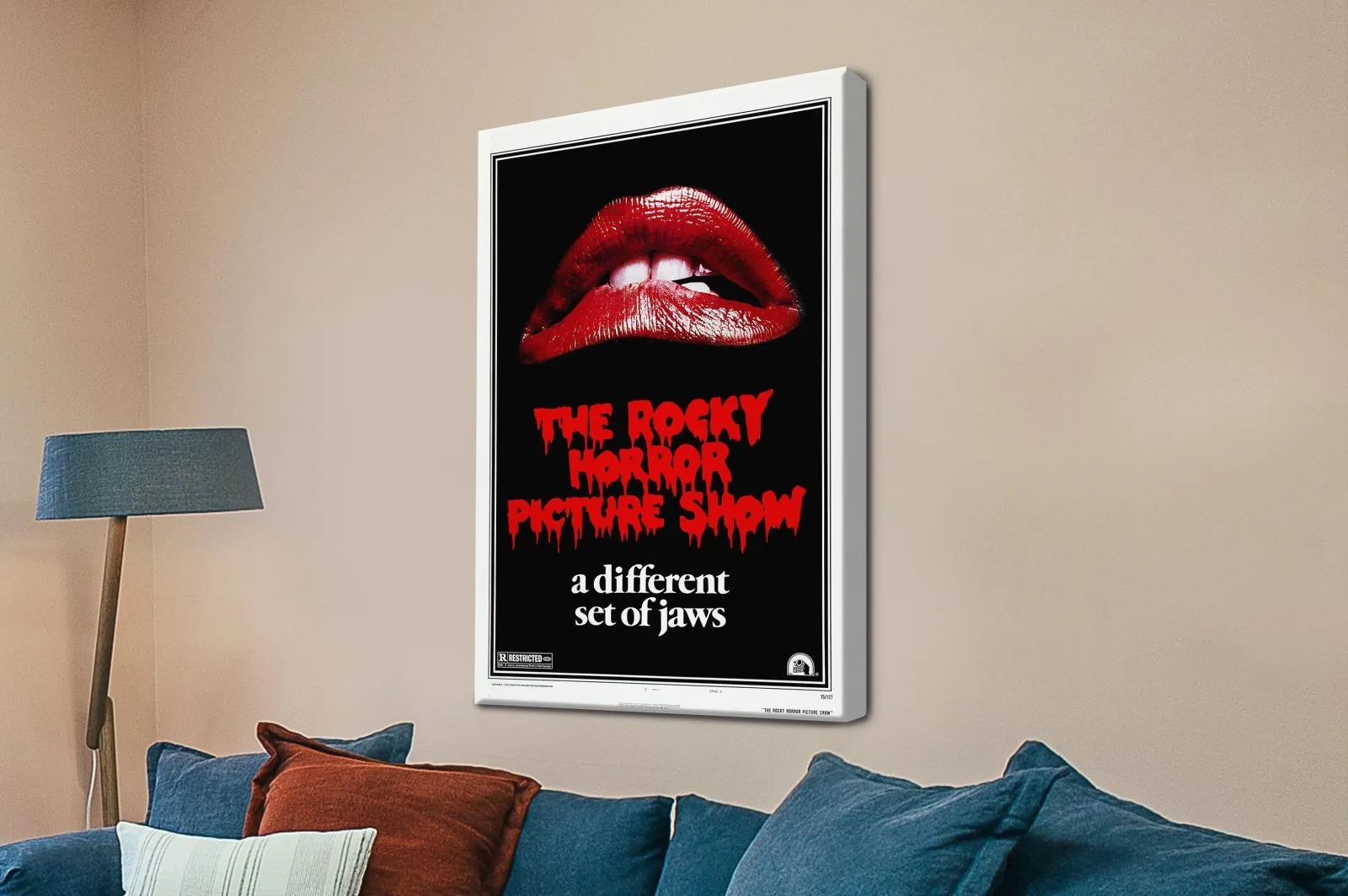 stretched canvas print of the The Rocky Horror Picture Show Movie Poster