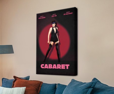 Gallery canvas print of Cabaret Stage Musical Poster