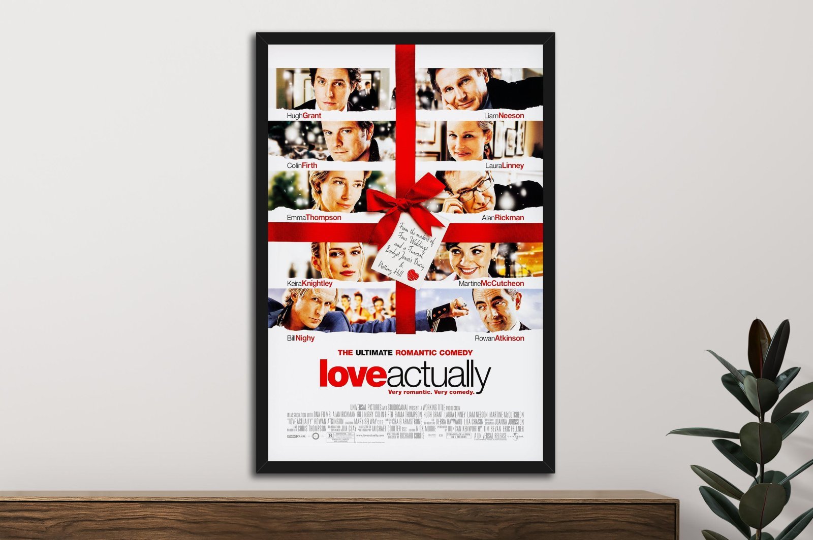 Premium canvas featuring Love Actually Movie Poster