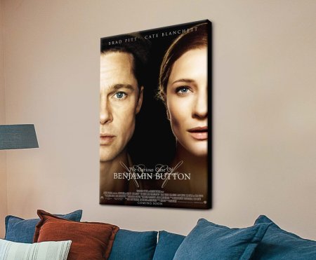 Premium canvas featuring The Curious Case of Benjamin Button Poster