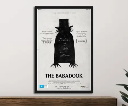 Ready-to-hang canvas showing The Babadook Movie Poster