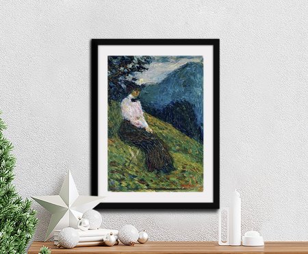 Canvas wall art of Kandinsky Kochel-Gabriele Münter