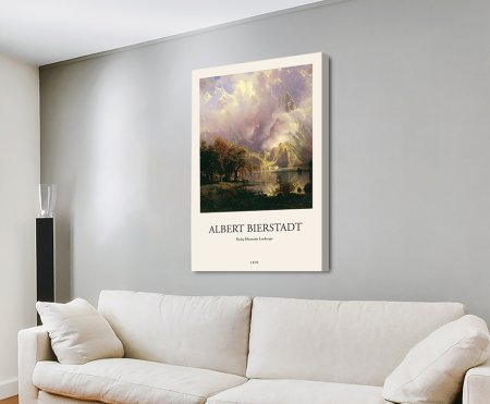 Canvas wall art of Rocky Mountain Landscape Composition